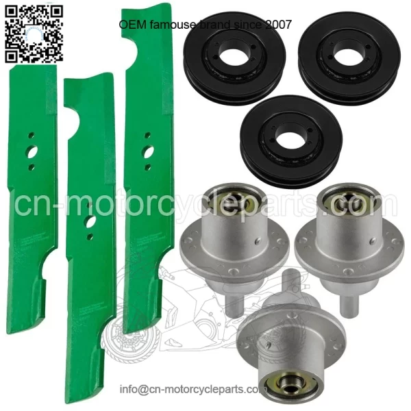 48" Deck Spindle Pulley & Blade for Ferris 5901047 HW48B PCM4818K HydroWalk