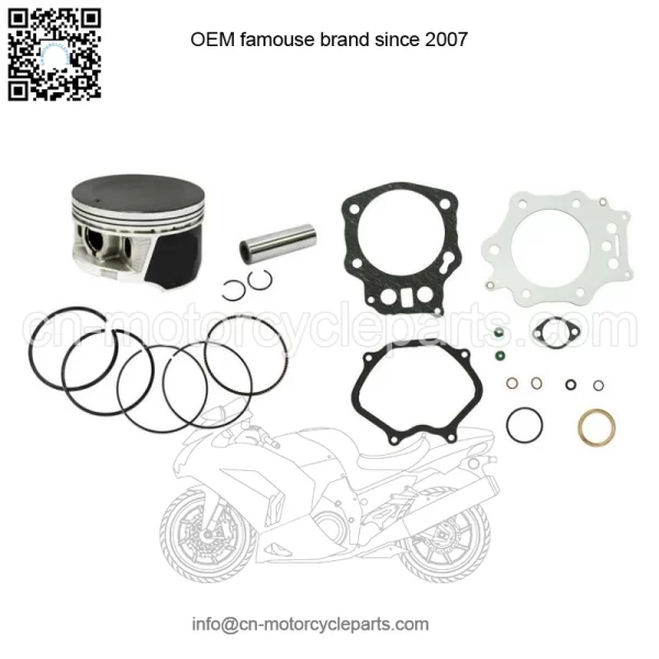 Top End Rebuild Kit +0.50mm Oversize For HONDA TRX450 FOREMAN 1998-2004