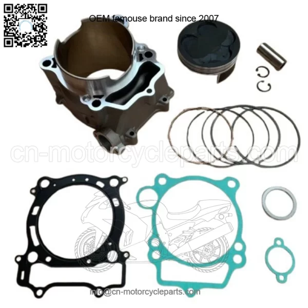 Cylinder Piston Gasket Top End Rebuild Kit For 2004-2009 Yamaha YFZ450 95mm L@@K