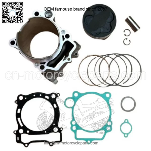 Cylinder Piston Gasket Top End Rebuild Kit For 2004-2009 Yamaha YFZ450 95mm L@@K - Image 2