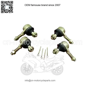 4 x NEW tie rod end ball joints Yamaha Banshee Raptor 660 Warrior Blaster Kodiak