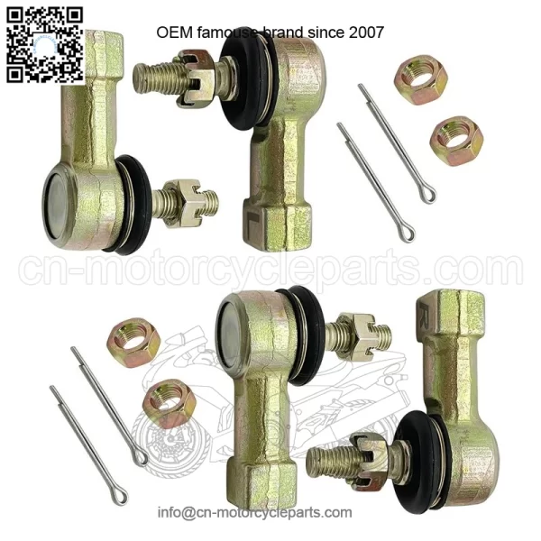 Heavy Duty Chromoly Tie Rod Ends Kit for Honda TRX250R TRX400EX TRX450R TRX300EX - Image 2