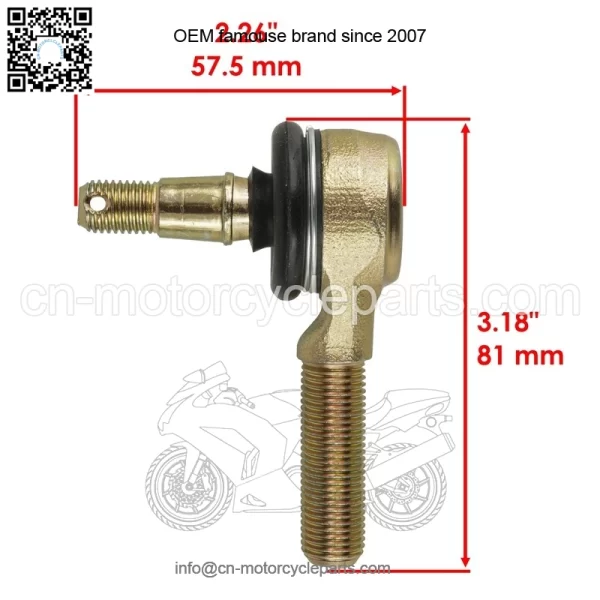 2 Tie Rod End Kit for Yamaha YFZ450 2007 2008 2009 2012 2013 - Image 2