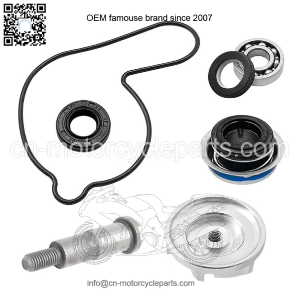 Water Pump Impeller Bearing Seal Shaft Kit for Honda TRX450R 2004 2005 2006-2009 - Image 4