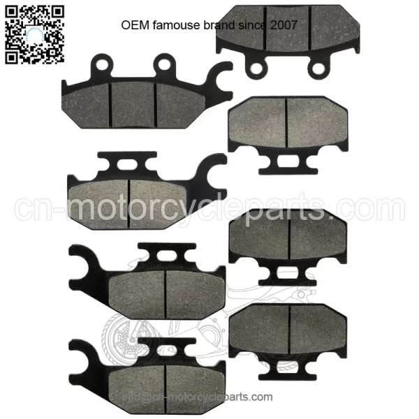 Front Rear Brake Pads for Can-am Commander Max 1000 XT LTD 2014-2018 Left Right