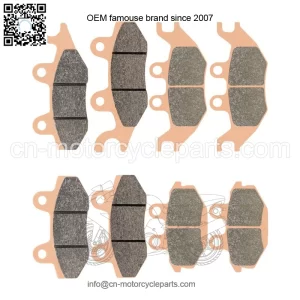 Front & Rear Sintered Brake Pads For Kawasaki KAF820 Mule PRO FX FXR FXT 16-2023