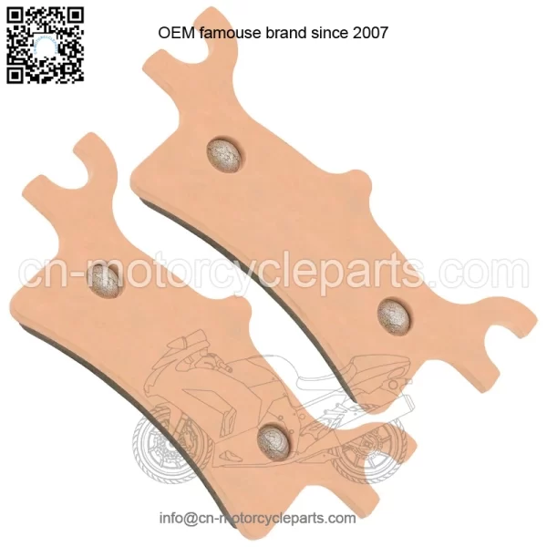 Polaris Scrambler 500 2007 Sintered Rear Brake Pads - Image 4