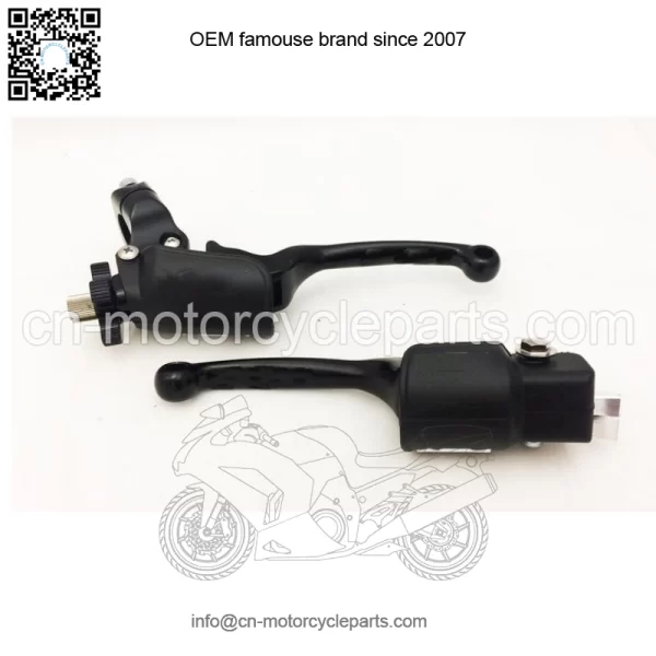 Black F3 Unbreakable Brake + Clutch Levers Kit Yamaha Raptor 700 YFZ450R - Image 4