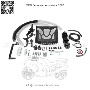 Relocator radiator with snorkels Yamaha Grizzly 700 2016->