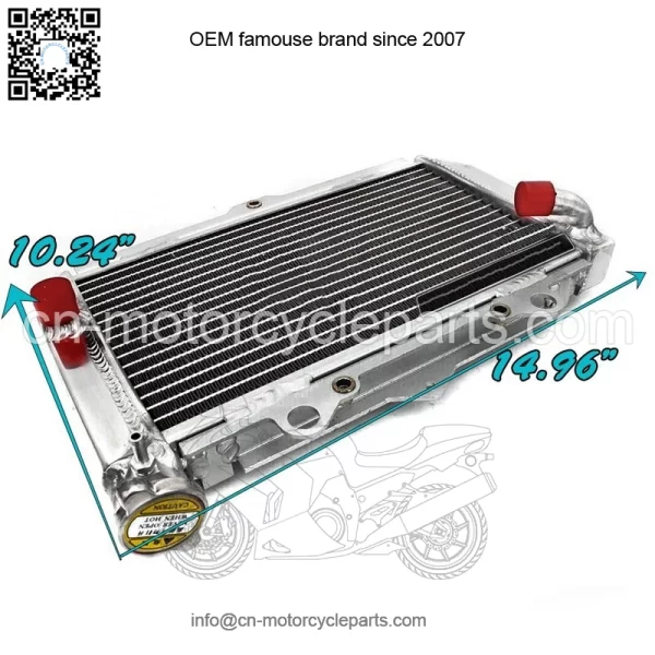 ATV Cooling Radiator fit Yamaha YFZ450 YFZ 450 2003-2008 2004 2005 2006 2007 08