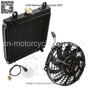 Polaris Scrambler 500 2X4/4X4 2001-2003 Radiator & Cooling Fan