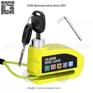 Anti-theft Brake Disc Lock Wheel Alarm Security Lock for Motorbike Bike Scooter
