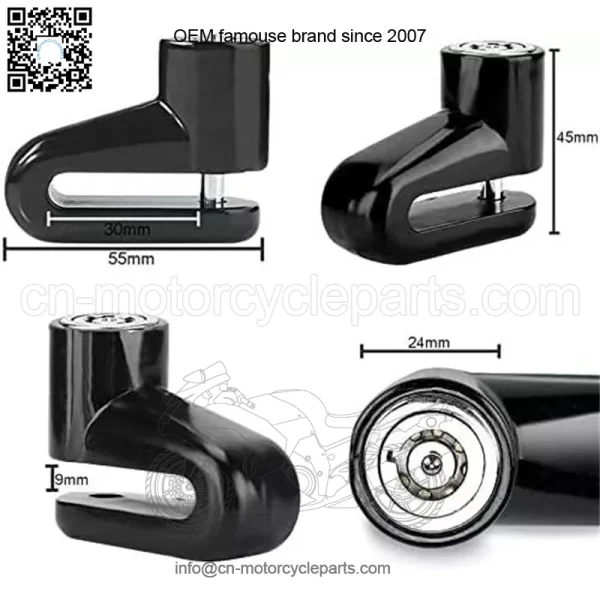 Anti Theft Disk Disc Brake Rotor Safety Lock For Scooter Bike Bicycle Motorcycle - Image 4