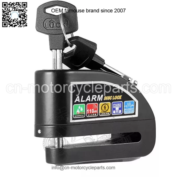 For Motorcycle Scooter Bicycle Anti-theft Wheel Disc Brake Lock Security Alarm - Image 2