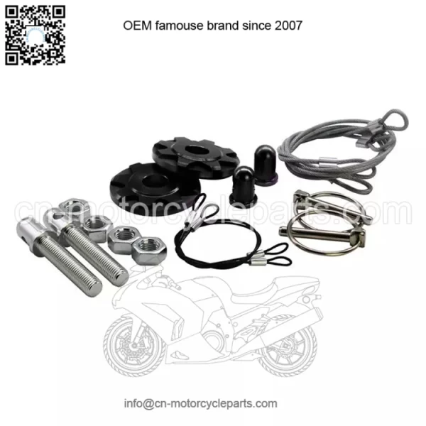 Hood lock upgraded version#black