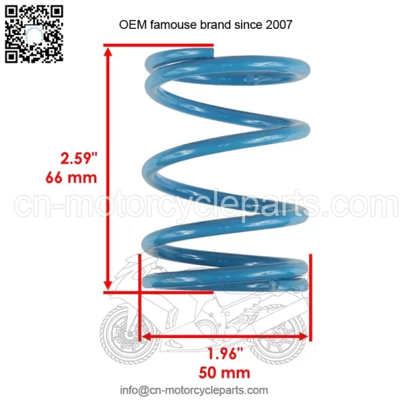 Polaris Scrambler 500 2X4/4X4 1999-2009 Primary Drive Clutch Spring - 7041157 - Image 2