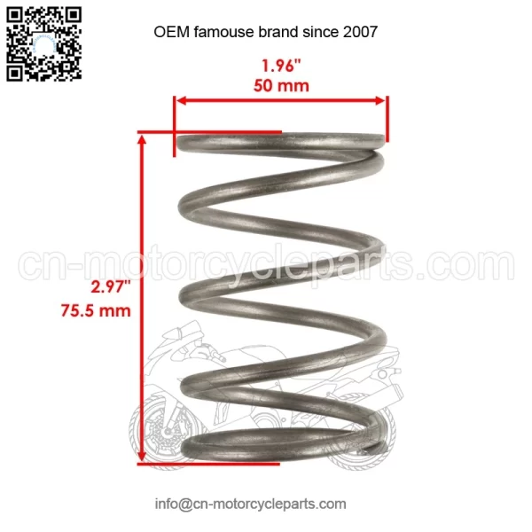 Polaris Scrambler 500 1997 Primary Drive Clutch Spring - 7041132 - Image 2