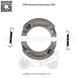 Pair Front Rear Brake Shoes Pads for Honda CB125S 1979-1982 XR200R 1981-2000 (For: Honda CT110)