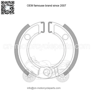 Front Brake Shoes Fit HONDA QR50 1983 1984 1985 1986 1987 1988 1989 1990 S4S
