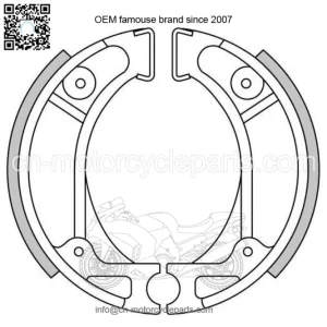 Rear Brake Pads GF.1248 Honda Life Dio 50 / QR 50 / SA 75 Vision