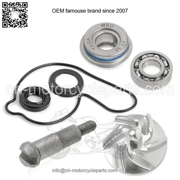 Water Pump Seal Repair kit Impeller + Shaft For Honda TRX450R TRX450ER 2004-2014 - Image 2