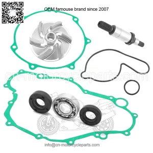 Water Pump Rebuild Kit for Yamaha YFZ450 2004-2013 Impeller Bearing Shaft Gasket