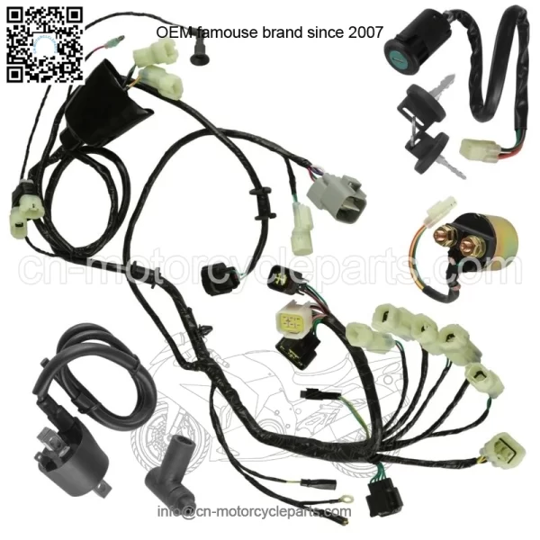 Wiring Harness Switch Key Coil Starter Relay for Honda TRX450ER 2006-09 2012-14