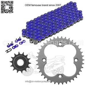 Blue Drive Chain And Sprockets Kit for Honda TRX450R Sportrax 450 2X4 2004 05 (For: Honda)