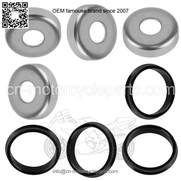 4 Sets Swing Arm Dust Seal Cap For Honda TRX450R Kickstart 2006 2007 2008 2009 (For: Honda) - Image 4