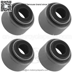 4x Valve Stem Seal For Yamaha Grizzly 700 2007-2012 2019-2021 (For: Yamaha Raptor 700)
