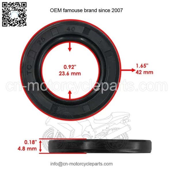 293200144 293200132 Swingarm Bearing Seal For Can-Am Outlander 570 Max 2016-2023 - Image 2