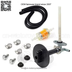 Fuel Valve Petcock & Lever Screw For Honda Foreman 450 TRX450 1998-2004