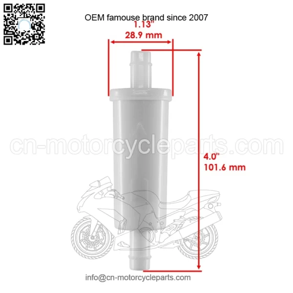 Polaris Scrambler 500 2X4/4X4 1997-2012 In-Line Air Filter Breather - 2530029 - Image 2
