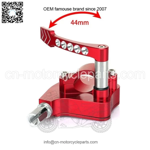 Thumb Throttle Assembly For Honda TRX 450R 450ER 300EX 400EX LT-R450 Billet Red - Image 2