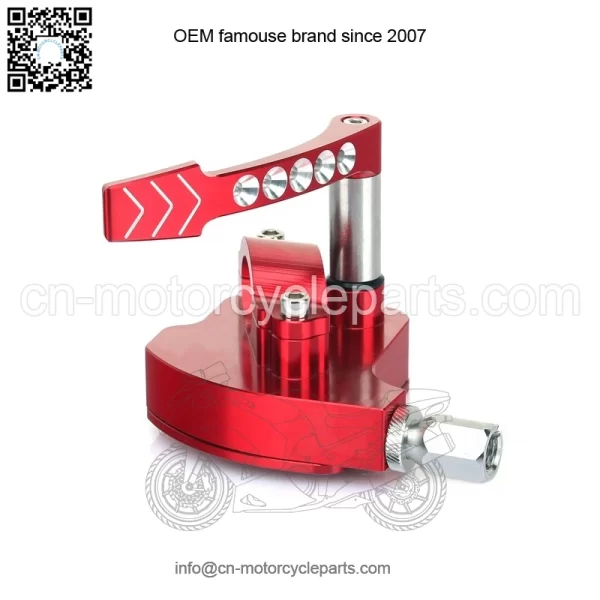 Thumb Throttle Assembly For Honda TRX 450R 450ER 300EX 400EX LT-R450 Billet Red - Image 4