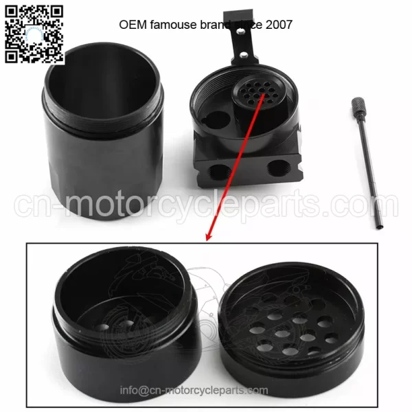 05008 Engine Oil Breathing Pot # Black - Image 4