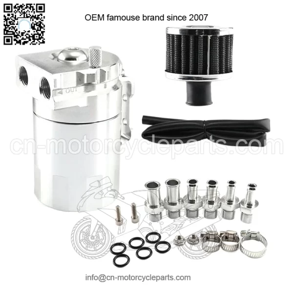 05008 Oil Breather #Silver - Image 3
