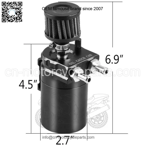 05008 Oil Breather #Black - Image 2