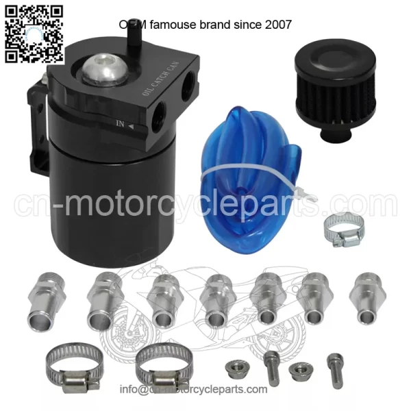 05010 Engine Oil Breather with Air Filter # Black - Image 2