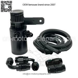 05018 Oil Breather Pot Oil Distribution Pipe-AN8# Black