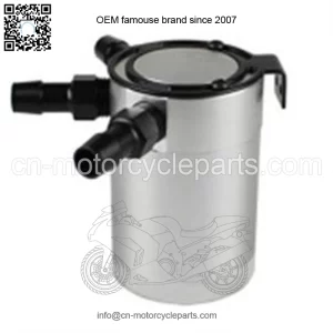 05019 Oil Breather Pot # Silver