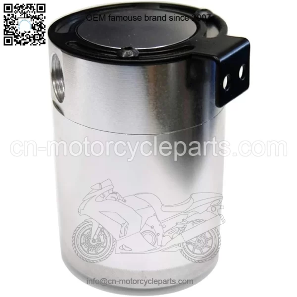 05019 Oil Breather Pot # Silver - Image 2