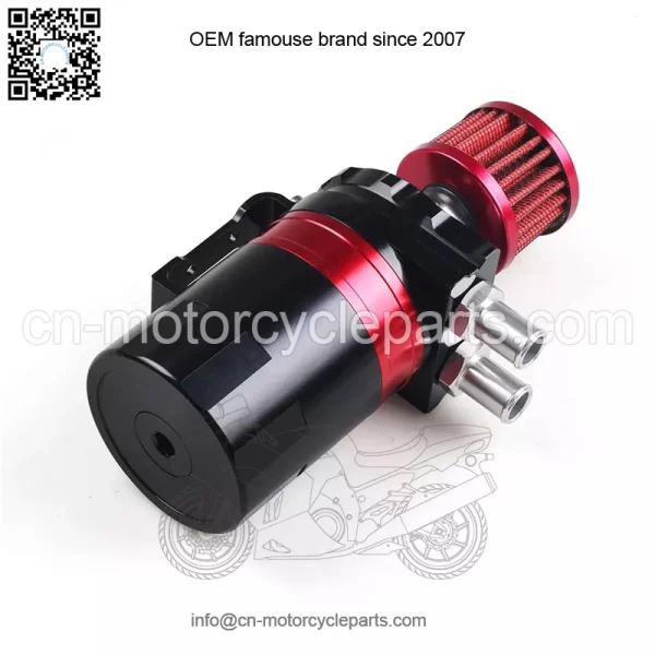 05026 Oil Breather Pot # Red - Image 3