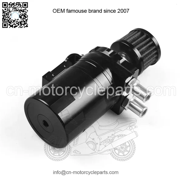 05026 Oil Breather Pot # Black - Image 3