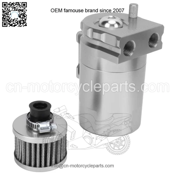 05030 oil breather with air filter # silver - Image 2