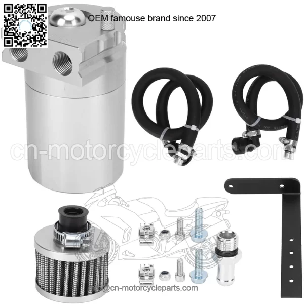 05030 oil breather with air filter # silver - Image 3