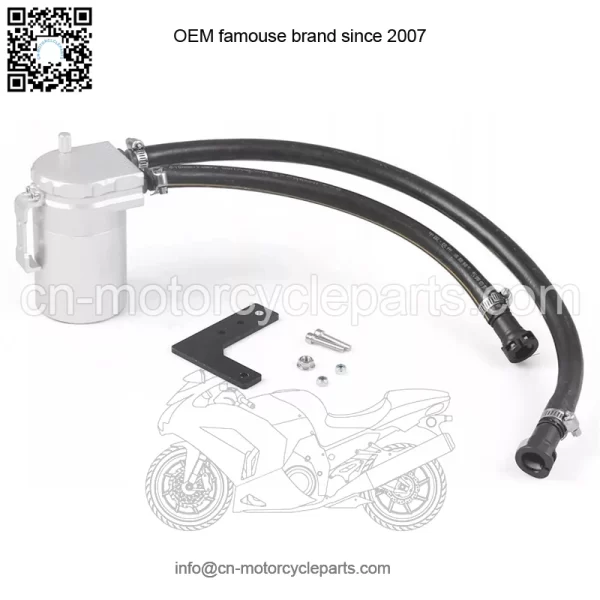 05032 Engine Oil Breather Pot # Silver