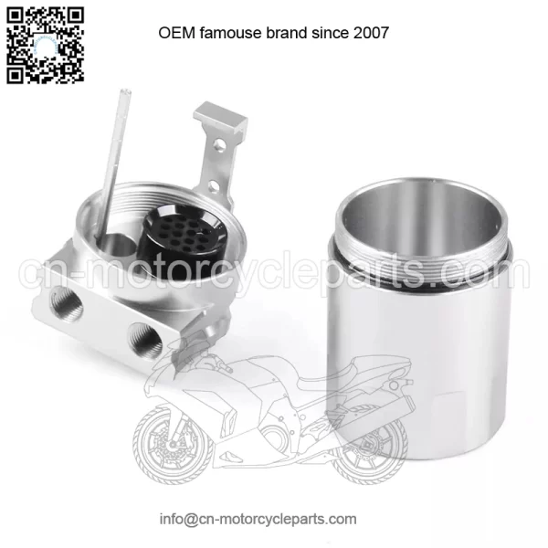 05032 Engine Oil Breather Pot # Silver - Image 2