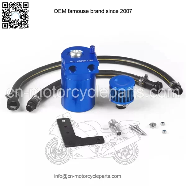 05032 Engine Oil Breather Pot with Air Filter # Blue - Image 2