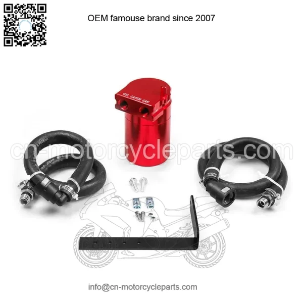 05033 Engine Oil Breather Pot # Red - Image 3